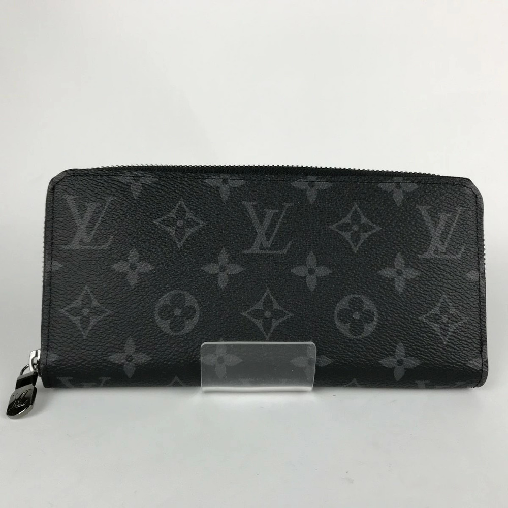 LOUIS VUITTON Long Wallet Zippy Monogram Horizontal Black - Picture 2 of 9
